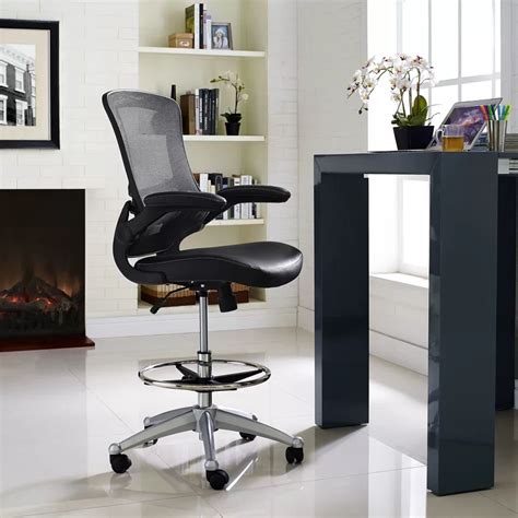 Wrought Studio Dominick High-Back Mesh Drafting Chair & Reviews ...