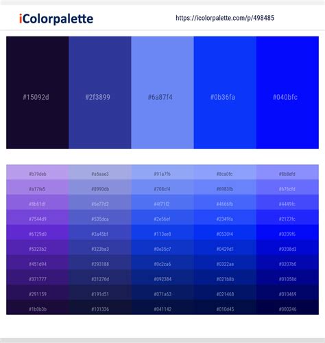 5 Latest Color Schemes with Cornflower Blue And Blue Color tone ...