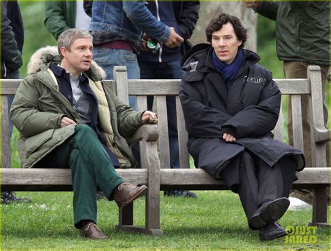 Benedict Cumberbatch & Martin Freeman Film 'Sherlock' Season 3: Photo 2875568 | Benedict ...