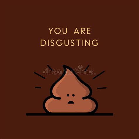 Angry Poop - Cartoon Illustration Stock Vector - Illustration of cruel ...