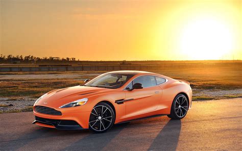 Orange sport coupe, car, Aston Martin, sunlight, orange cars HD wallpaper | Wallpaper Flare