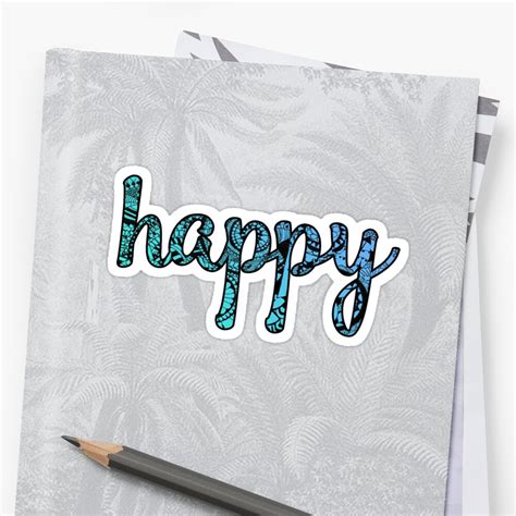 "Happy Doodle" Stickers by Kt Farello Designs | Redbubble