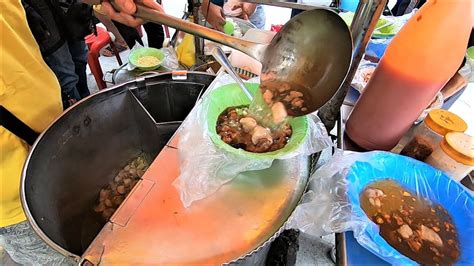 Filipino Street Food | Beef Pares Mami - Beef Stew, Rice and Noodles | Filipino street food ...