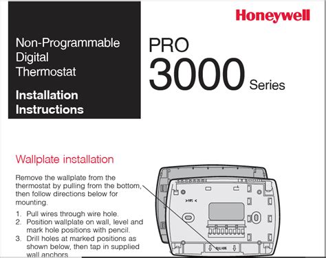 Honeywell Pro 1000 Manual Español Pdf