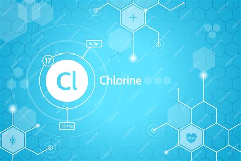 Free Vector | Chlorine background concept