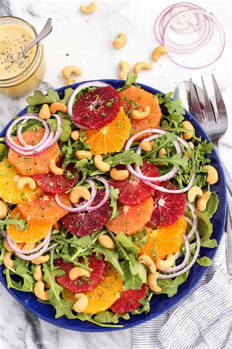 Citrus Salad with Orange Poppy Seed Dressing • a farmgirl's dabbles