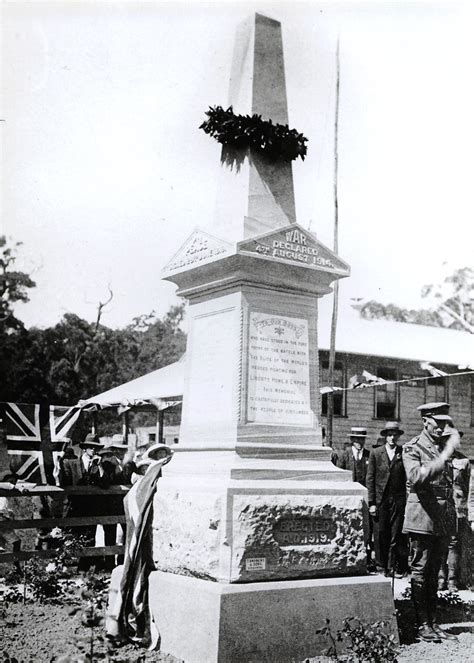 War Memorial unveiling, Kincumber, 20 December 1919 | Flickr