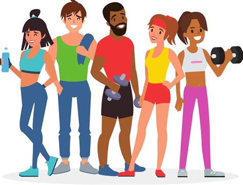 Download Fitness Clipart Group Fitness - Workout Group Transparent PNG Image with No Background ...