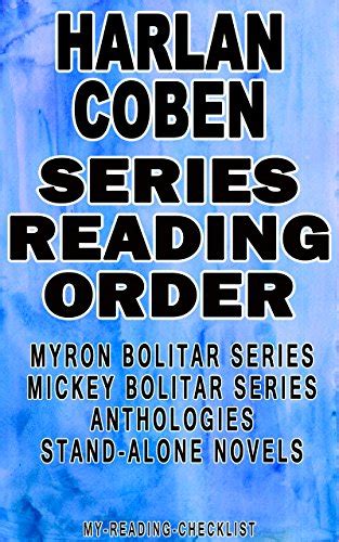 HARLAN COBEN: SERIES READING ORDER: MY READING CHECKLIST: MYRON BOLITAR ...