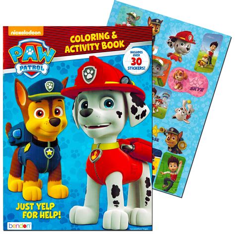 Buy Paw Patrol Coloring and Activity Book with Stickers Online at desertcartOMAN