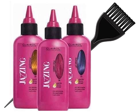 Buy Clairol JAZZING No Ammonia, No Peroxide Haircolor (w/Sleek Brush ...