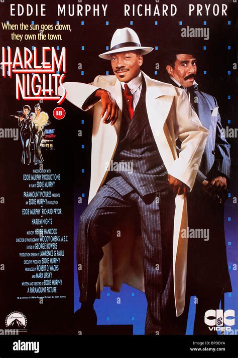 EDDIE MURPHY & RICHARD PRYOR POSTER HARLEM NIGHTS (1989 Stock Photo ...