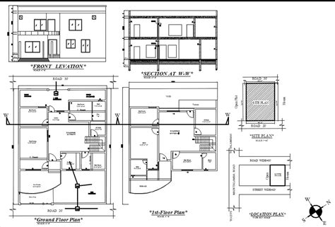 Two Story 3d Modern House Cad Drawing Details Dwg Fil - vrogue.co