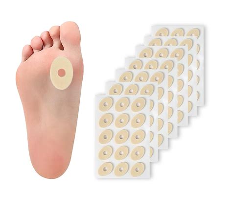 105 Count Felt Corn Pads - Waterproof Self-Stick Adhesive Foot Pads for Toe and Feet Pain Relief ...