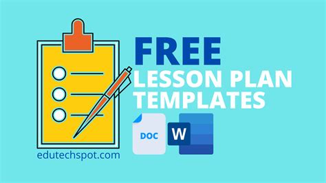 Lesson Plan Template Google Docs - Teachers' Choice - Edutechspot .com