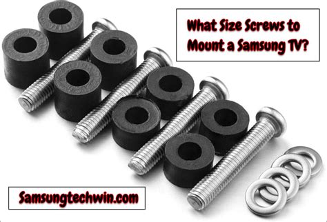 Samsung TV Mount Screw Size: Which To Use? [Detailed Answered]