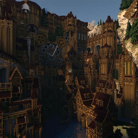 Minecraft Steampunk City 80% completed by Notux on DeviantArt | Minecraft steampunk, Steampunk ...