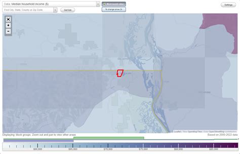 New Albin, Iowa (IA) income map, earnings map, and wages data