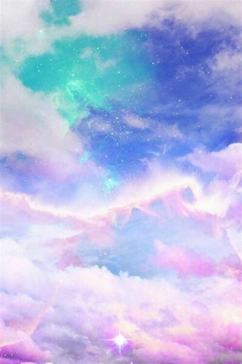 Download Pastel Galaxy Sky Aesthetic Mobile Wallpaper | Wallpapers.com