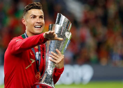 Portugal Nations League Trophy Portugal Soccer League Nations Ronaldo ...