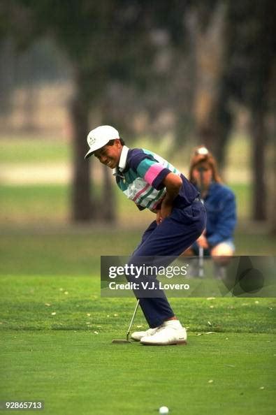 15 year old Eldrick Tiger Woods in action, trying to qualify for Los... News Photo - Getty Images