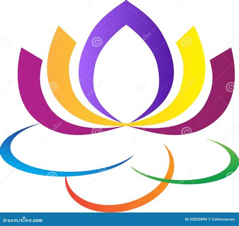 Lotus Flower Logo Royalty Free Stock Images - Image: 32055899