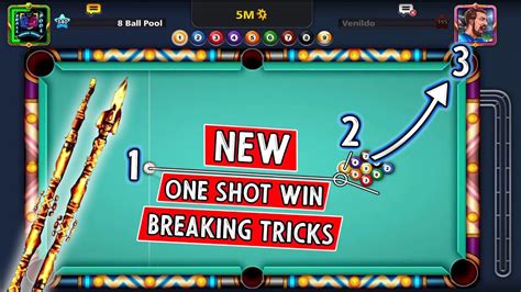 8Ball Pool 9 Ball One Shot Win New Breaking Tricks With Firestorm Cue 👊 9 Ball Pool Trick Shots ...