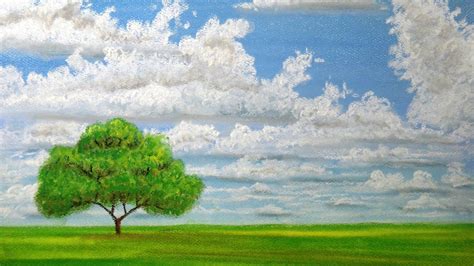 How to draw landscape with pastels - Cloudy Sky - Time Lapse | Oil pastel techniques, Pastel ...