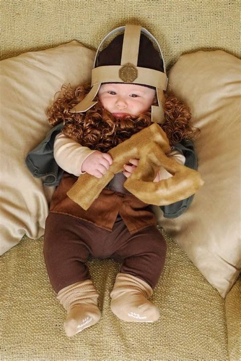 Baby Gimli | Baby cosplay, Baby halloween, Geek baby