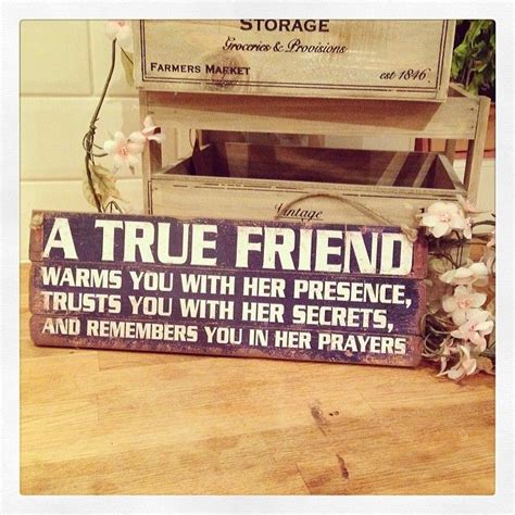 A True Friend Hanging Distressed Sign | True friends, Signs, Distressed