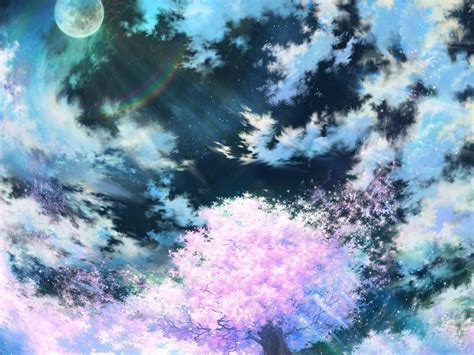 Hình nền Quang cảnh hoa anh đào Anime - Top Những Hình Ảnh Đẹp