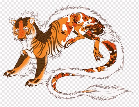 Tiger Lion Cat Hybrid Dragon, tiger, legendary Creature, mammal, animals png | PNGWing