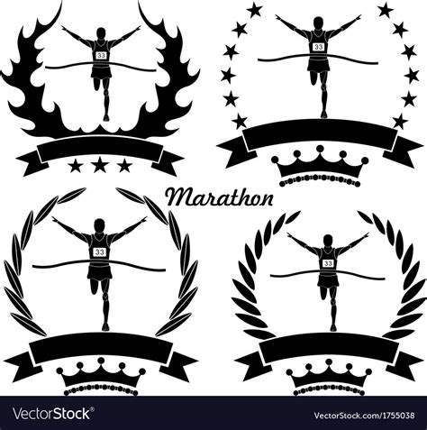 Marathon Royalty Free Vector Image - VectorStock