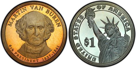 Images of Presidential Dollars 2008-S $1 Martin Van Buren, DCAM - PCGS ...