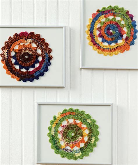 Ravelry: Colorful Crochet Doilies pattern by Red Heart Design Team