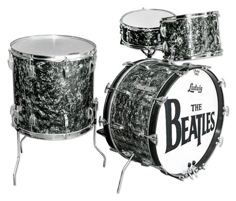 Lot Detail - Drum Kit Used to Record The Beatles' Very First Single ...