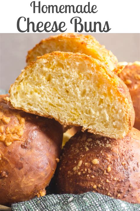 The Best Homemade Double Cheese Buns loaded with Cheddar and Parmesan cheeses (or pick your ...