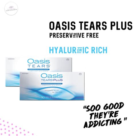 Oasis TEARS PLUS Preservative Free – Eye Happiness