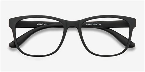 Milo Square Matte Black Full Rim Eyeglasses | Eyebuydirect