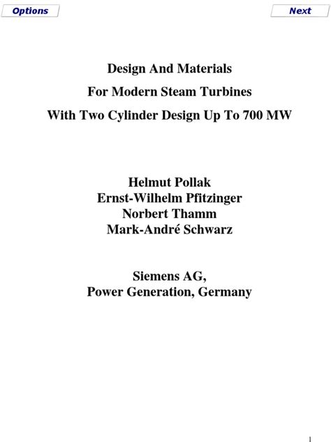 STEAM TURBINE 3 Design and Materials | PDF | Steam Engine | Turbine