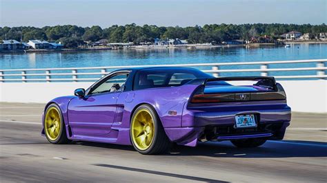 Custom Ultraviolet Purple Acura NSX with Gold Rims - ModifiedX