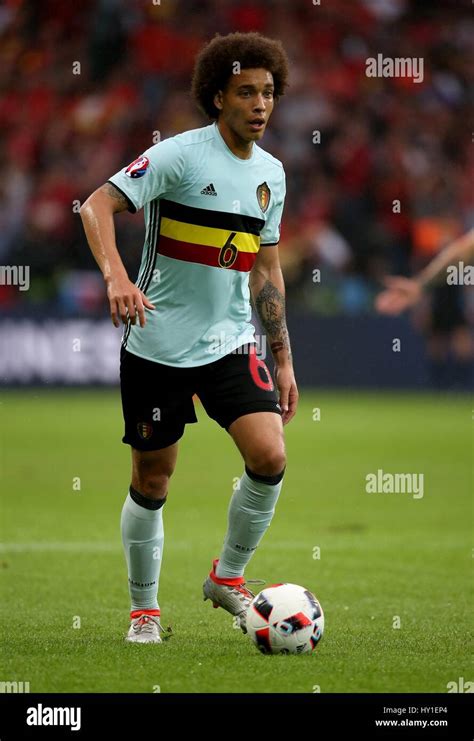 AXEL WITSEL BELGIUM STADE PIERRE-MAUROY LILLE FRANCE 01 July 2016 Stock Photo - Alamy