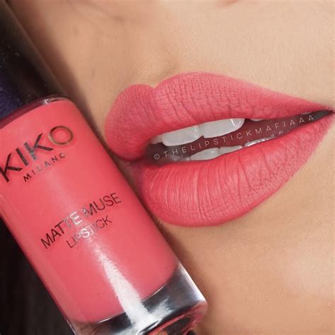 Kiko Milano Matte Muse Lipstick :: 03 ENTHRALL ROSE | Lipstick, Lipstick shades, Kiko cosmetics