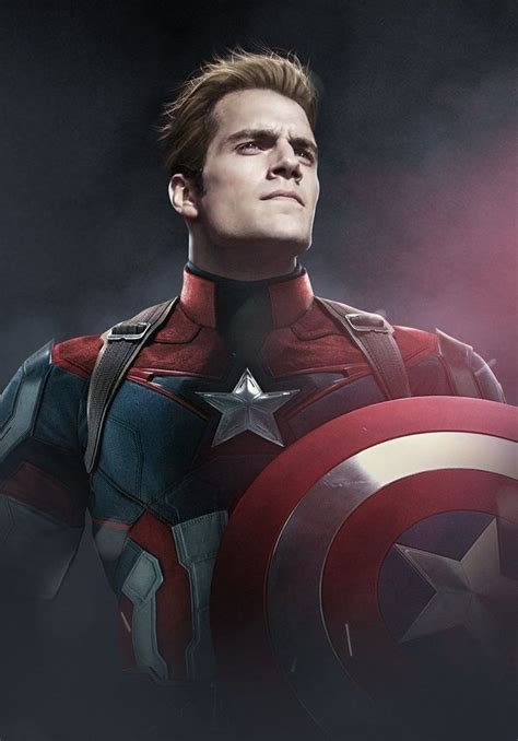 Así sería Henry Cavill como Capitán América, ¿os convence el cambio? | Captain america suit ...