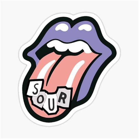 OLIVIA RODRIGO SOUR TONGUE Sticker by itslaurengarcia in 2022 ...