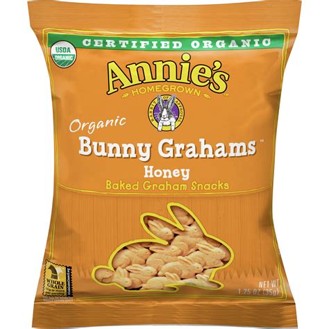 Annie's™ Organic Graham Crackers Bunny Grahams™ Single Serve Honey (100 ct) 1.25 oz | General ...