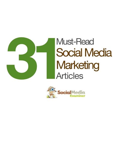 31 Must-Read Social Media Marketing Articles