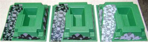 Lego Raised Base Plate- 32x32 dots Green Castle RARE | #76633495