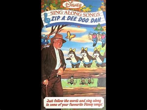 Opening to Disney's Sing Along Songs: Zip-A-Dee-Doo-Dah UK VHS (1988 ...