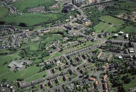 Aerial view of Bonnybridge - Falkirk Council